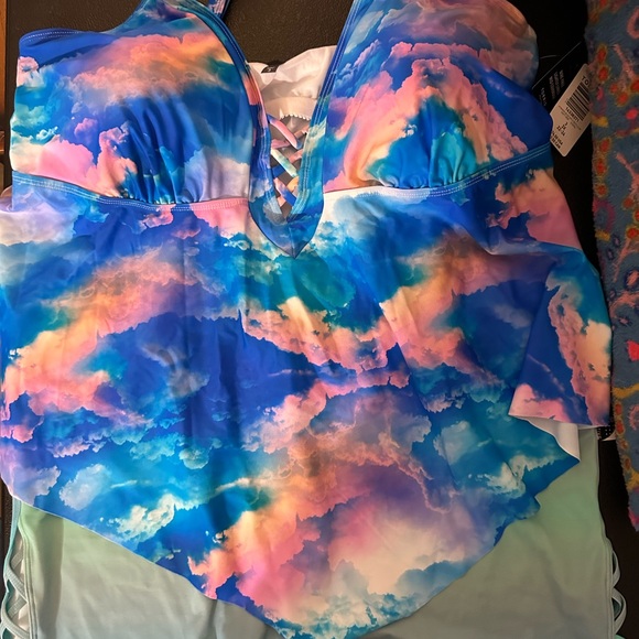 Torrid swim suit tanktini nwt 1/2 - Picture 2 of 3